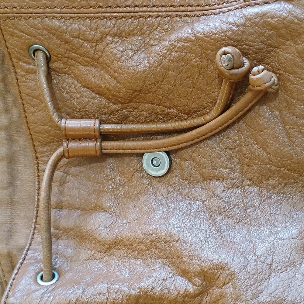 The Sak Leather Fringed Backpack - Brown - Picture 7 of 9